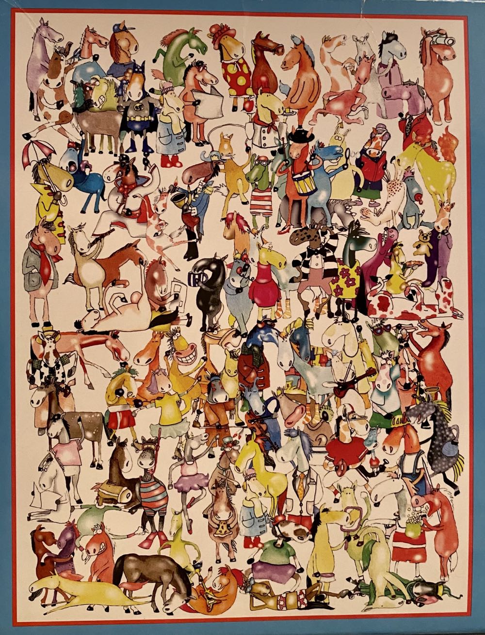 One Hundred Horses And A Shoe🧩 - Ceaco puzzle collectible - Main Image 2