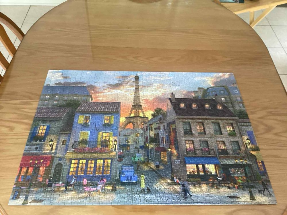 Evening In Paris - Peter Pauper Press puzzle collectible [Barcode 9781441330567] - Main Image 4