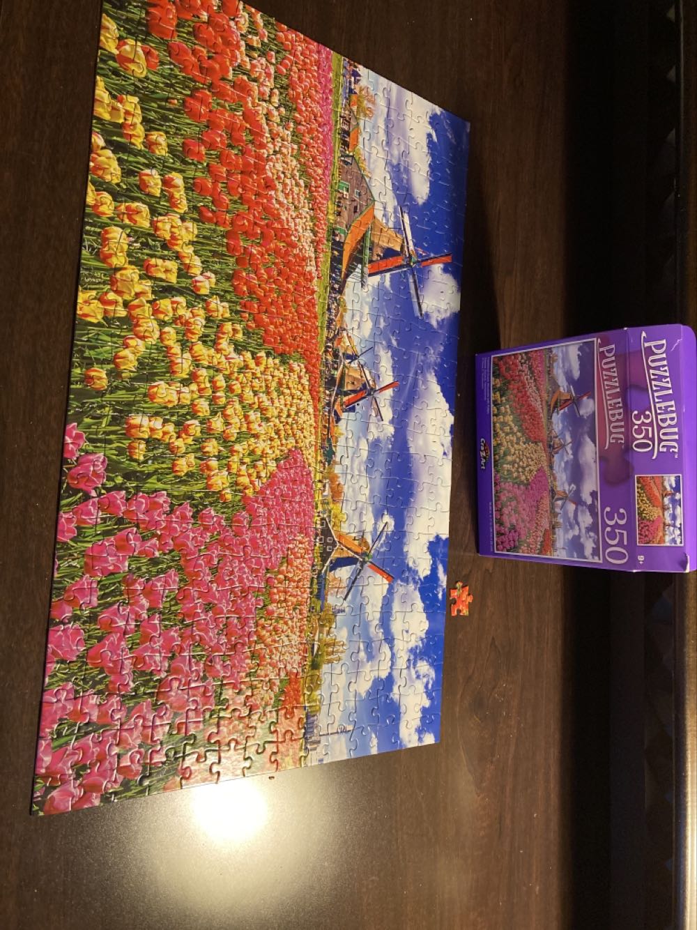 Traditional Dutch Windmills And Tulips - Puzzle Bug puzzle collectible - Main Image 2