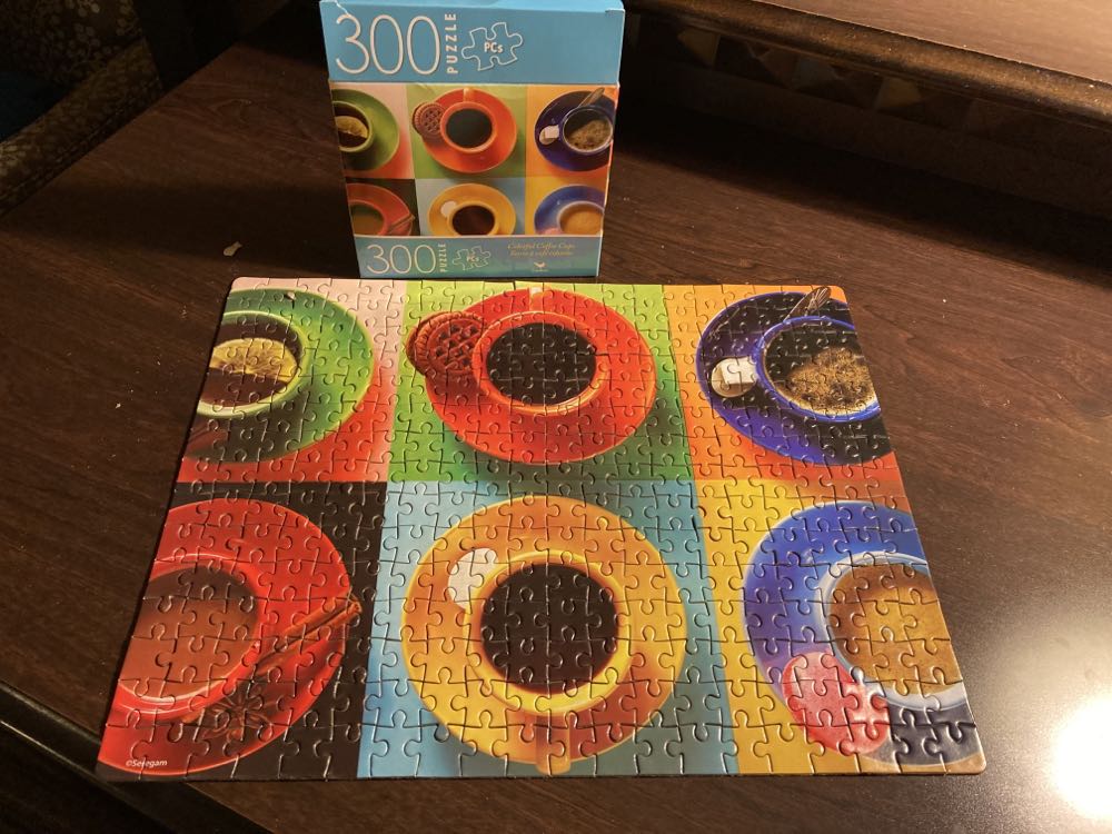 Colorful Coffee Cups - Cardinal puzzle collectible - Main Image 2