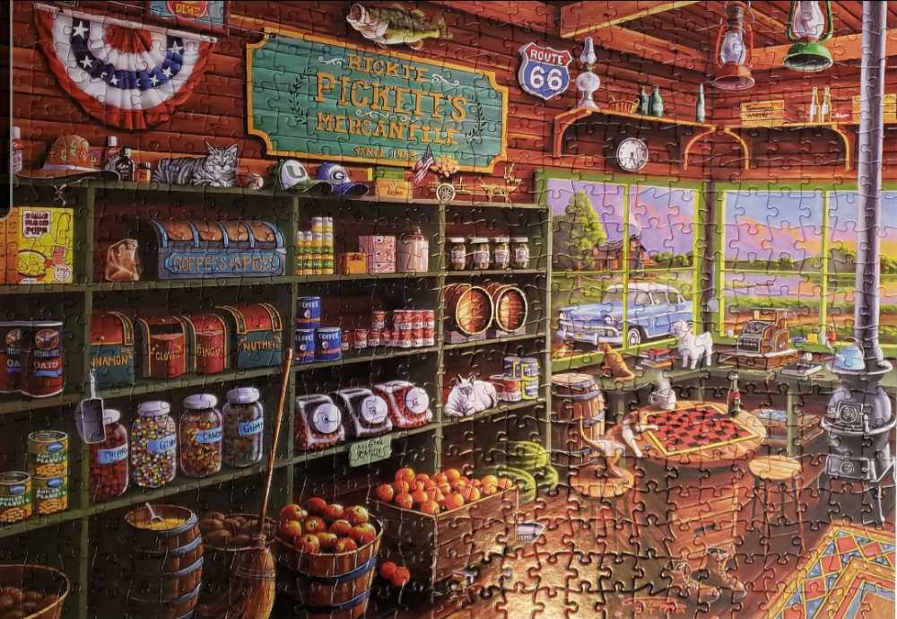 Rickie Pickett’s Mercantile - Buffalo puzzle collectible [Barcode 079346036950] - Main Image 4
