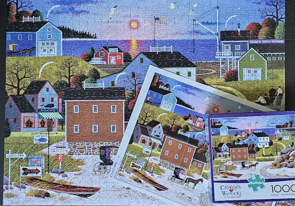 Whaler’s Bay - Buffalo Games & Puzzles puzzle collectible [Barcode 079346114320] - Main Image 4