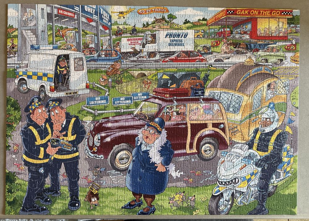 Destiny 21 Highway Hold-Up! - Jumbo puzzle collectible [Barcode 8710126191804] - Main Image 2