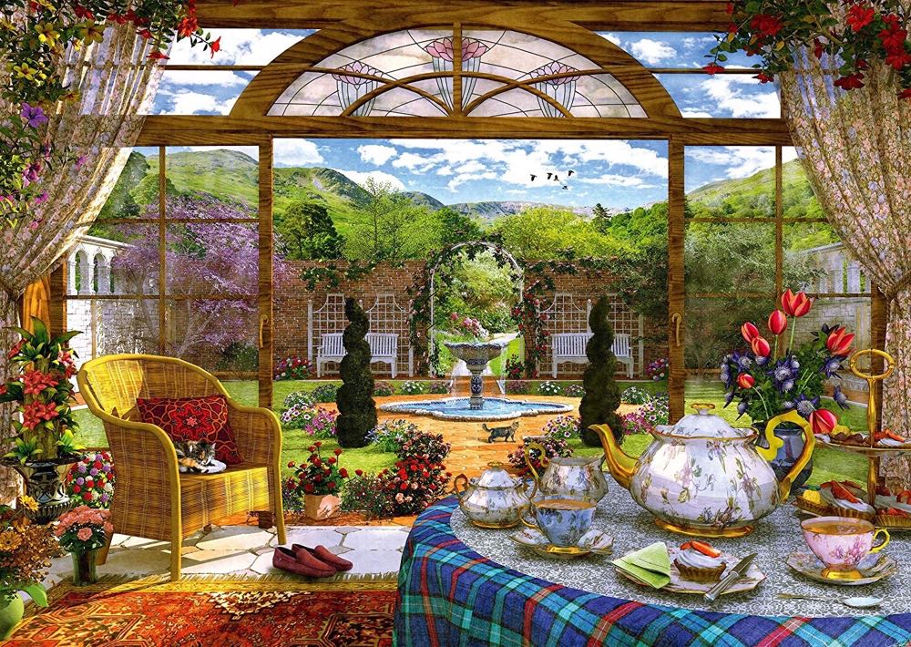 ZZ View From The Conservatory - Schmidt🇩🇪 puzzle collectible [Barcode 4001504595937] - Main Image 2