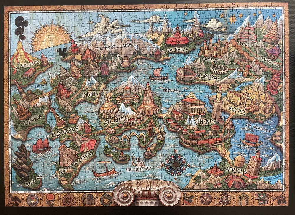 Mysterious Atlantis - Ravensburger puzzle collectible [Barcode 4005556167289] - Main Image 3