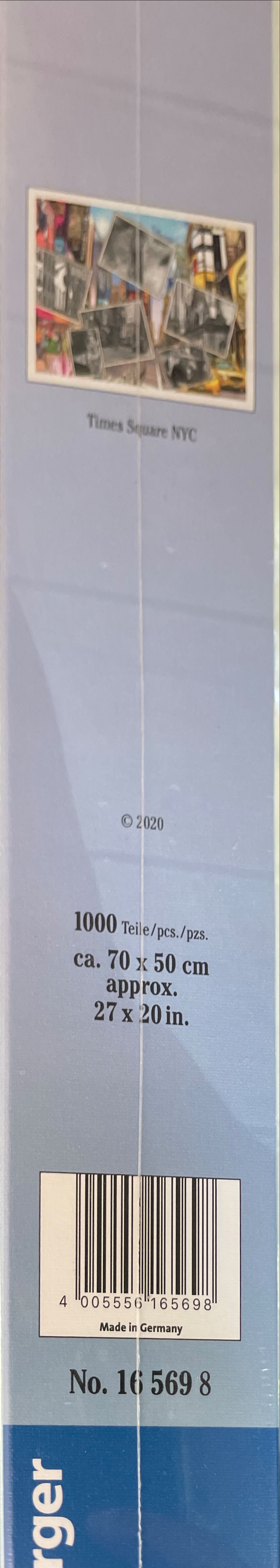 Then And Now Times Square NYC - Ravensburger puzzle collectible [Barcode 4005556165698] - Main Image 2