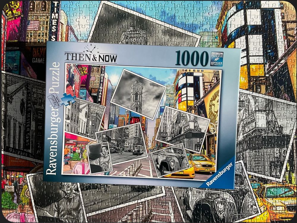 Then And Now Times Square NYC - Ravensburger puzzle collectible [Barcode 4005556165698] - Main Image 4