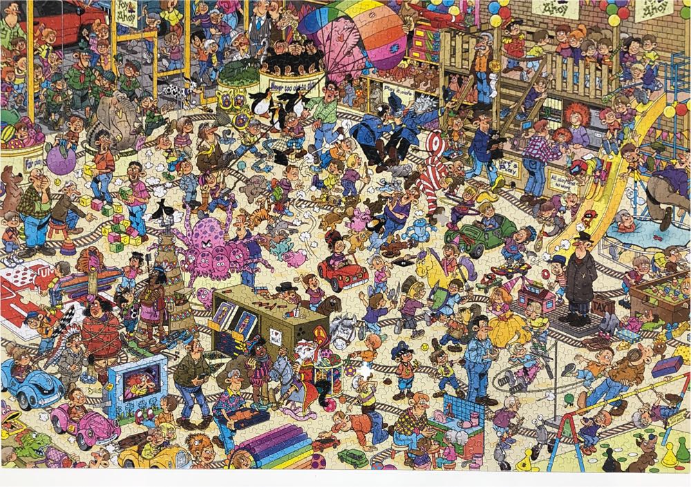 Crowd Pleasers: The Toy Shop - Ceaco puzzle collectible [Barcode 021081350174] - Main Image 3