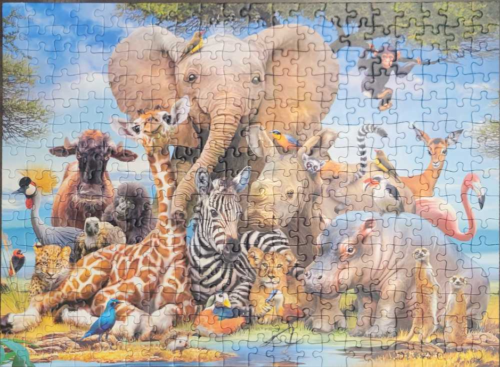 African Friends - Ravensburger puzzle collectible [Barcode 4005556130757] - Main Image 2