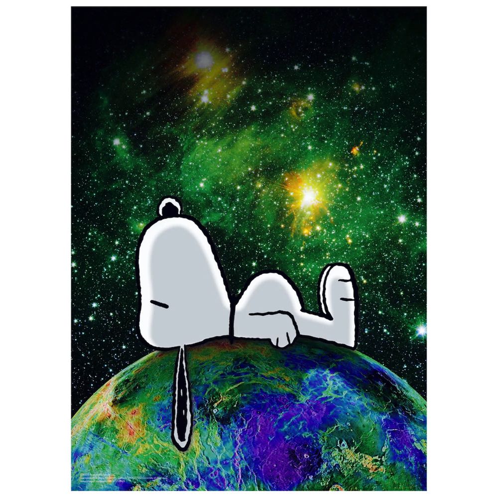Peanuts Snoopy On Earth - Ceaco puzzle collectible [Barcode 021081160674] - Main Image 2