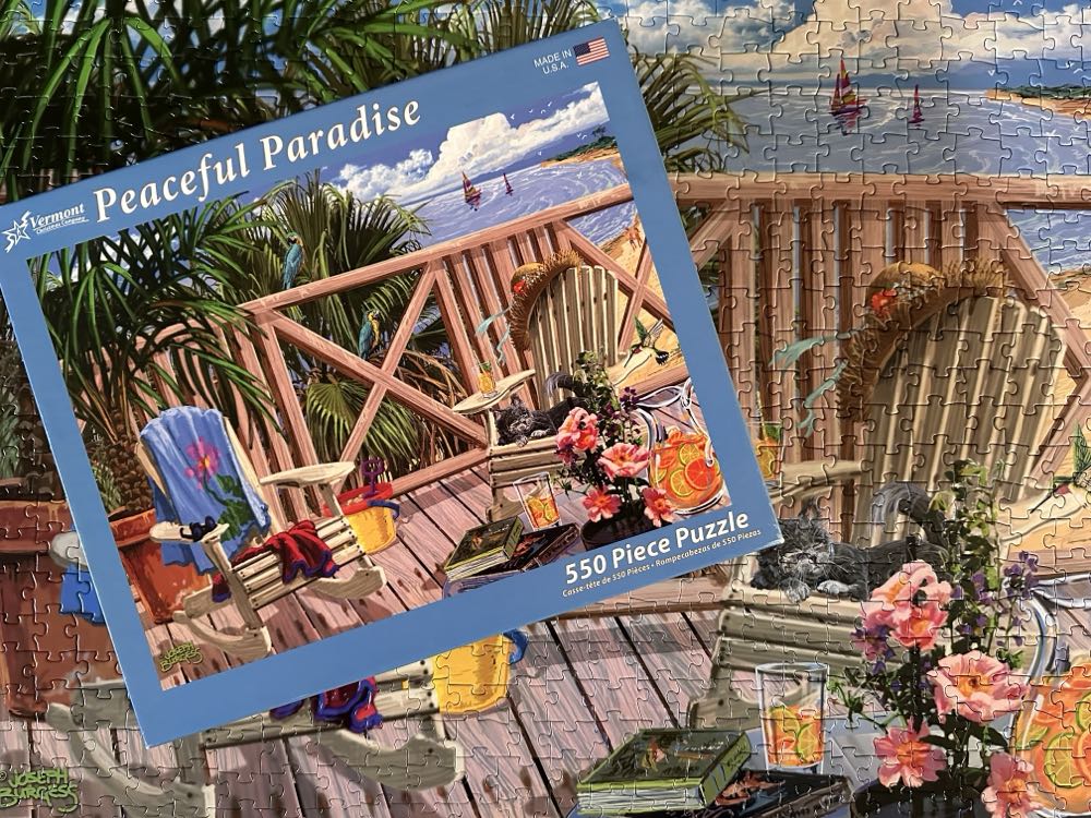 Peaceful Paradise - Vermont Christmas Co 🇺🇸 puzzle collectible [Barcode 871241001497] - Main Image 3