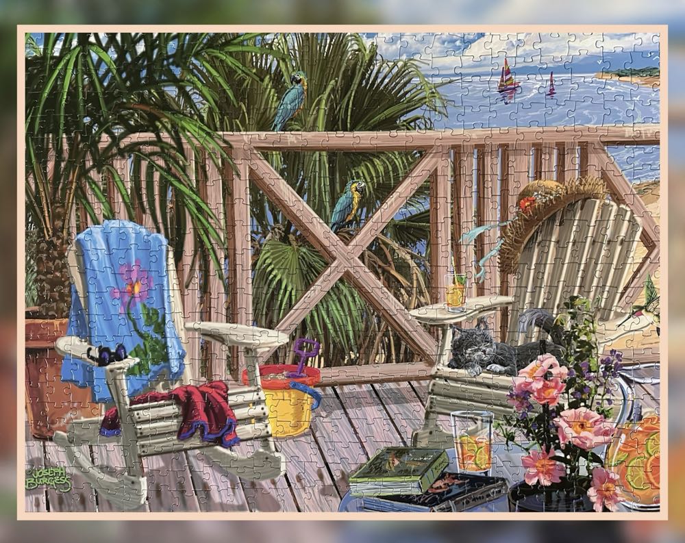 Peaceful Paradise - Vermont Christmas Co 🇺🇸 puzzle collectible [Barcode 871241001497] - Main Image 4