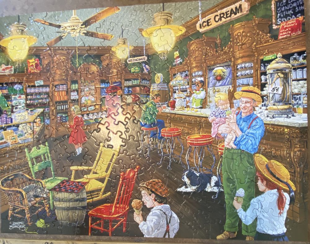 Ice Creams Good Old Days - Bits And Pieces puzzle collectible [Barcode 192949013866] - Main Image 2