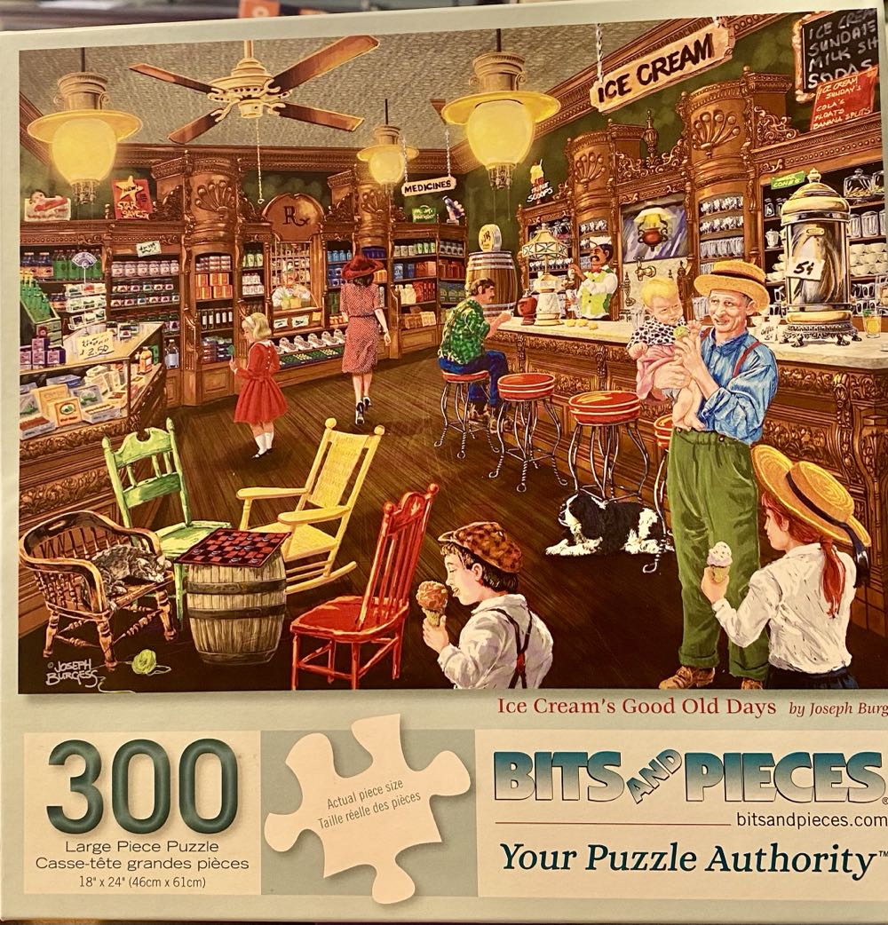 Ice Creams Good Old Days - Bits And Pieces puzzle collectible [Barcode 192949013866] - Main Image 3