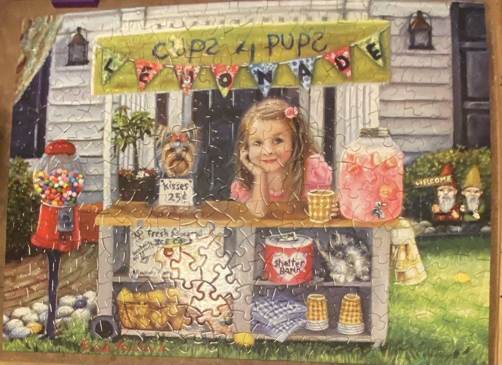 Cups 4 Pups - Bits And Pieces puzzle collectible [Barcode 192949009524] - Main Image 2