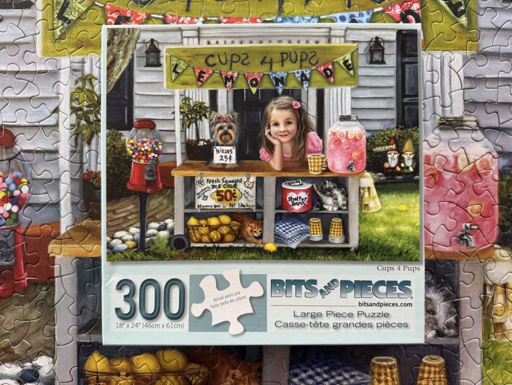Cups 4 Pups - Bits And Pieces puzzle collectible [Barcode 192949009524] - Main Image 4