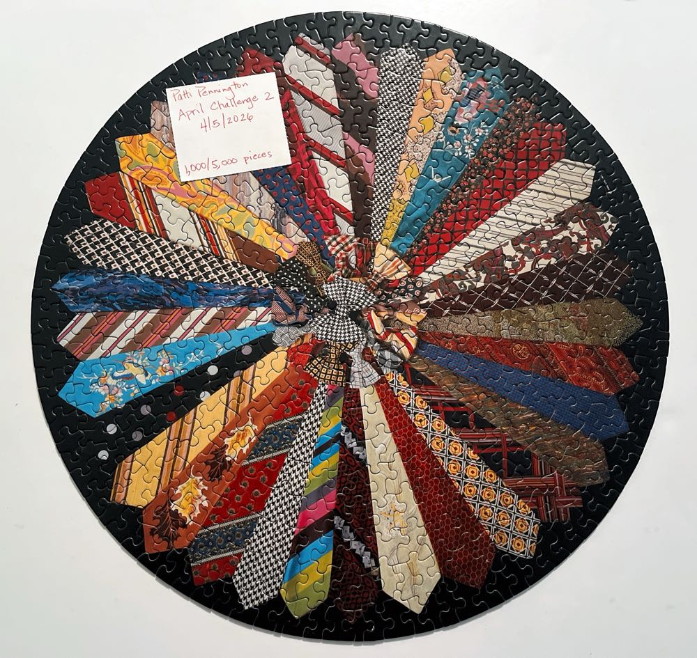 a Kaleidoscope Of Ties - Springbok puzzle collectible - Main Image 4