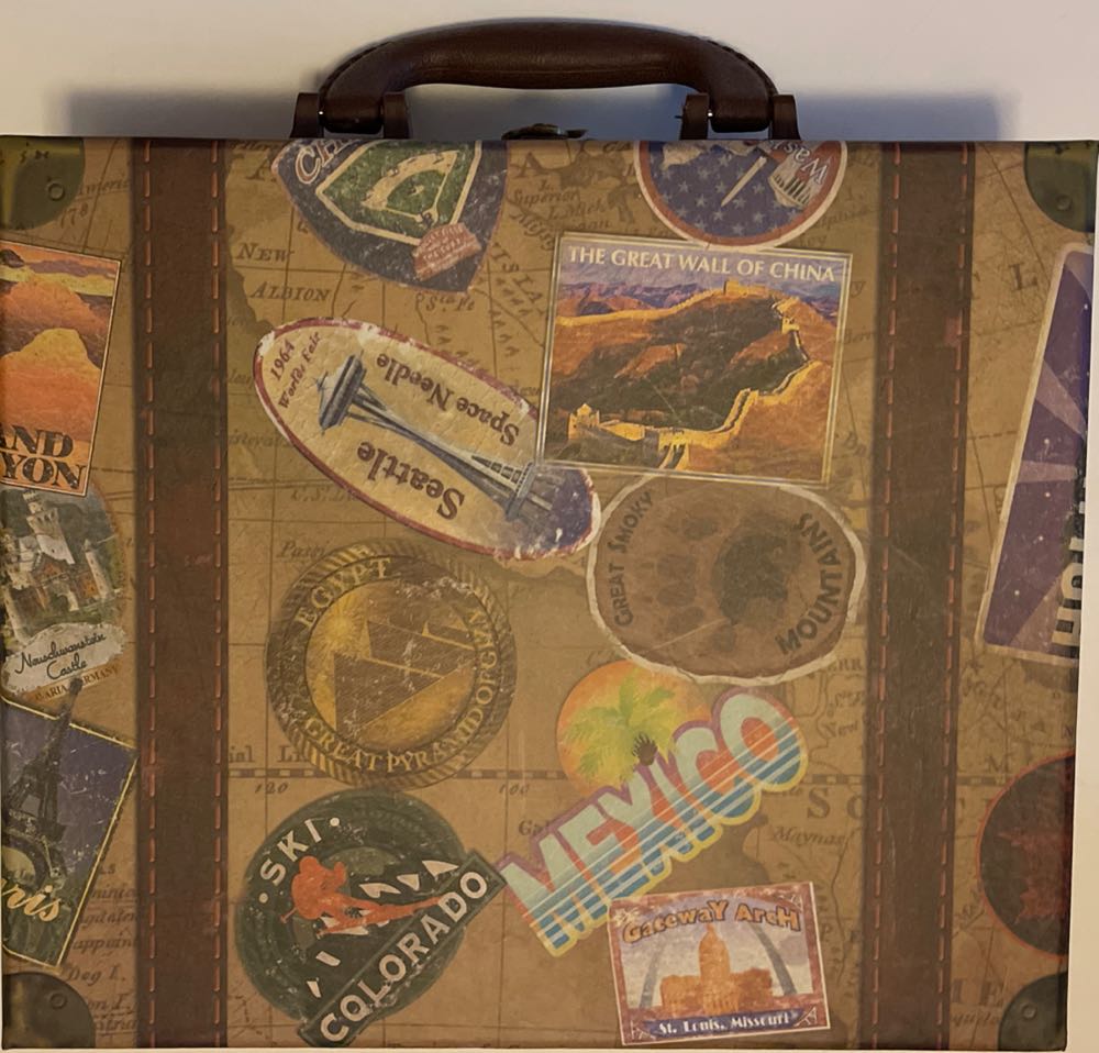 Collection Of Treasures In Suitcase - Dowdle Folk Art puzzle collectible - Main Image 2