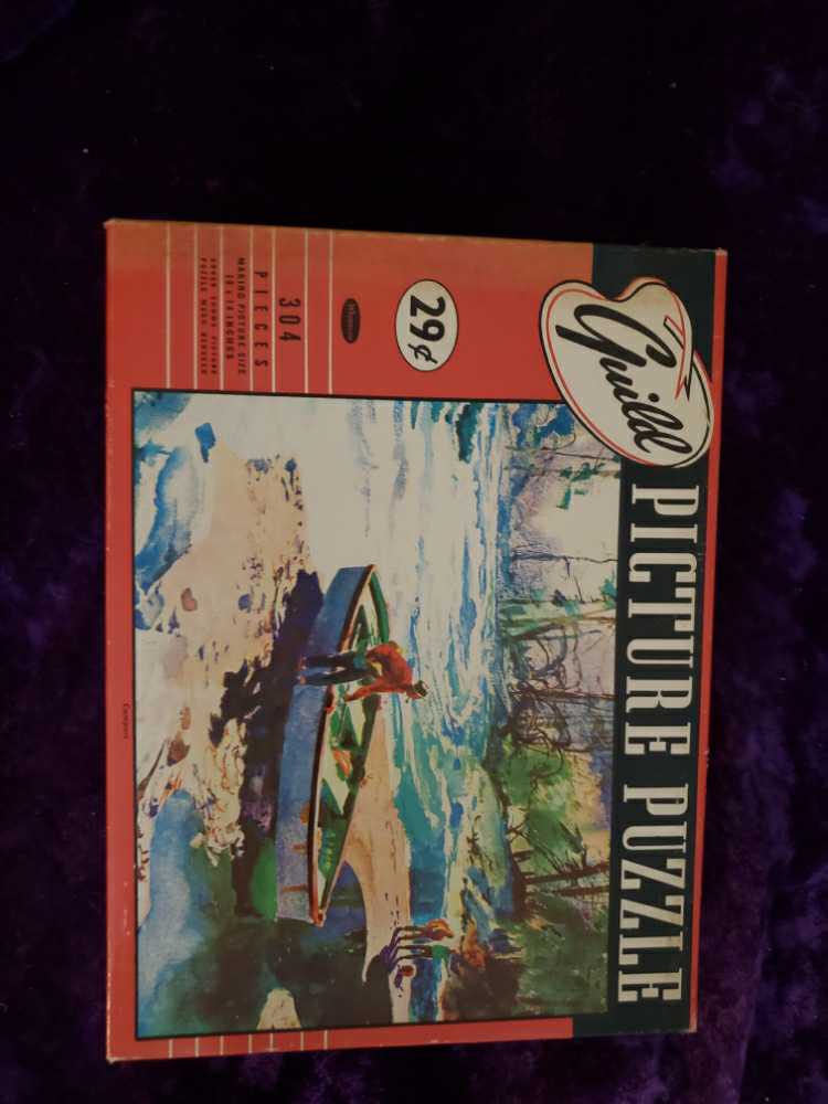 Campers - Guild Picture Puzzles by Whitman Publishing Company - Racine Wis puzzle collectible - Main Image 1