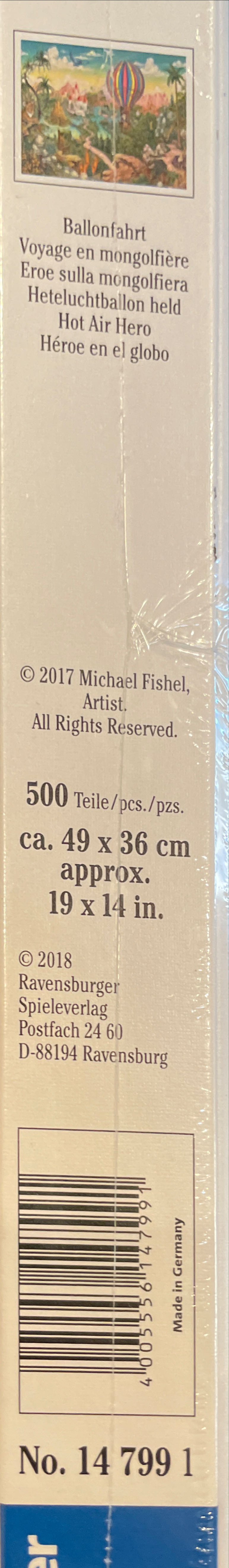 Hot Air Hero - Ravensburger puzzle collectible [Barcode 4005556147991] - Main Image 2