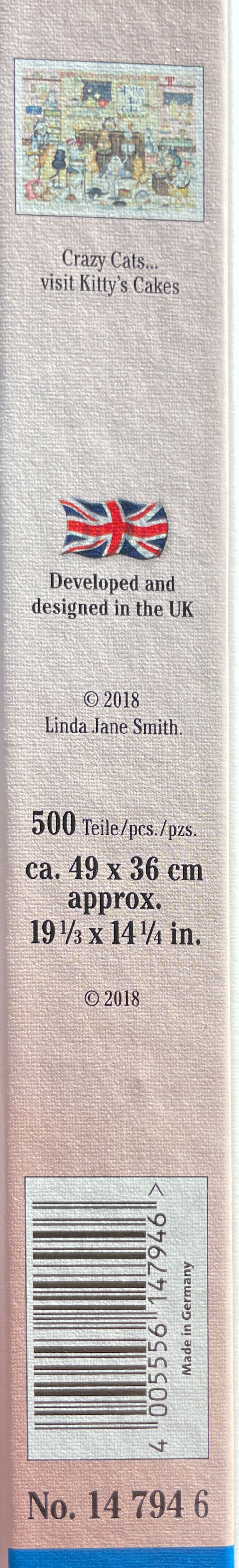 Crazy Cats-Visit Kitty’s Cakes-Jennifer - Ravensburger puzzle collectible [Barcode 4005556147946] - Main Image 2