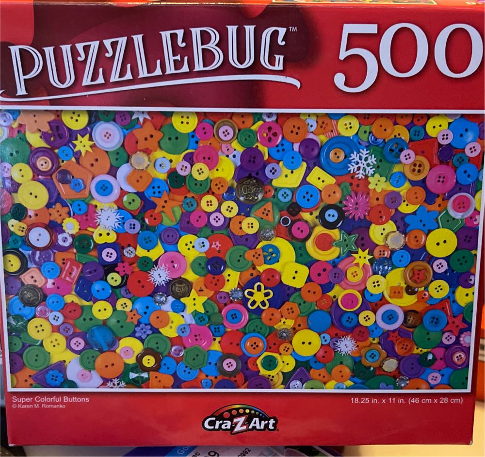 Super Colorful Buttons - Puzzlebug puzzle collectible [Barcode 639277722034] - Main Image 1