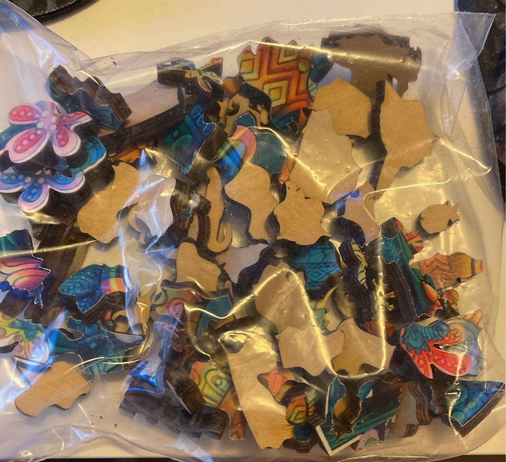 Colorful Lizard Wooden Puzzle  puzzle collectible - Main Image 2