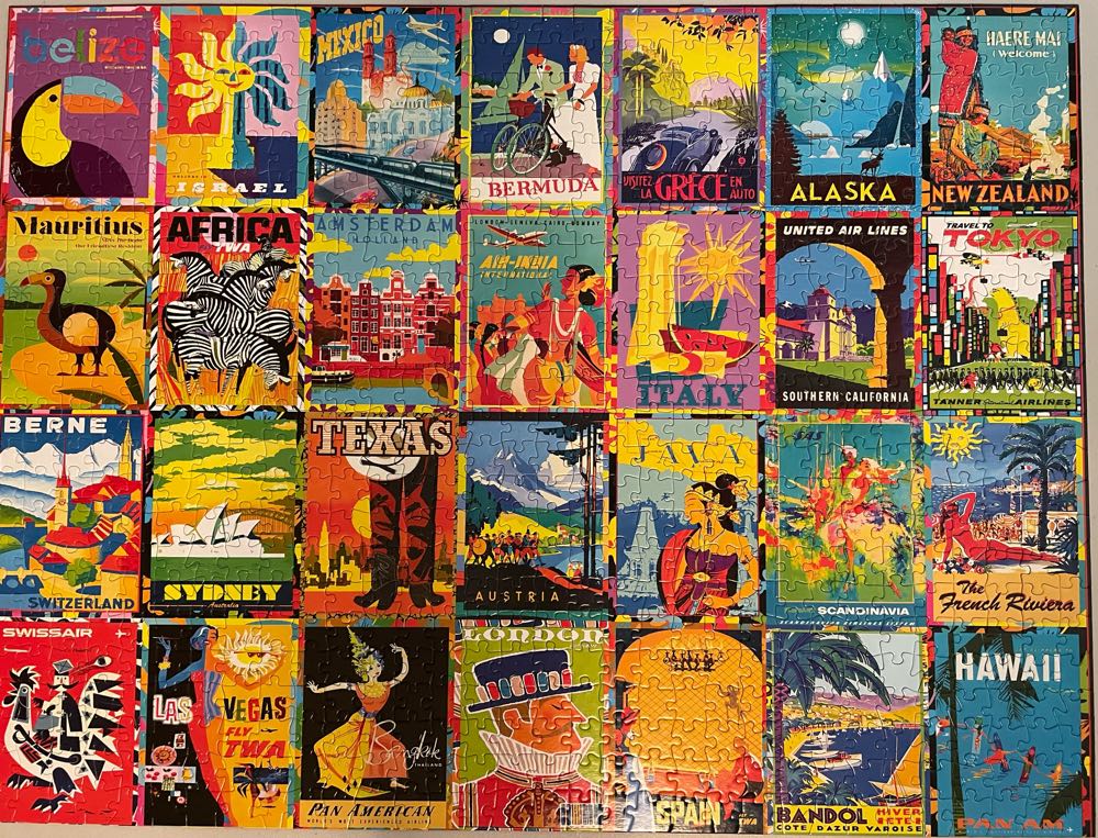 Going Places - Buffalo Games puzzle collectible [Barcode 079346174027] - Main Image 2