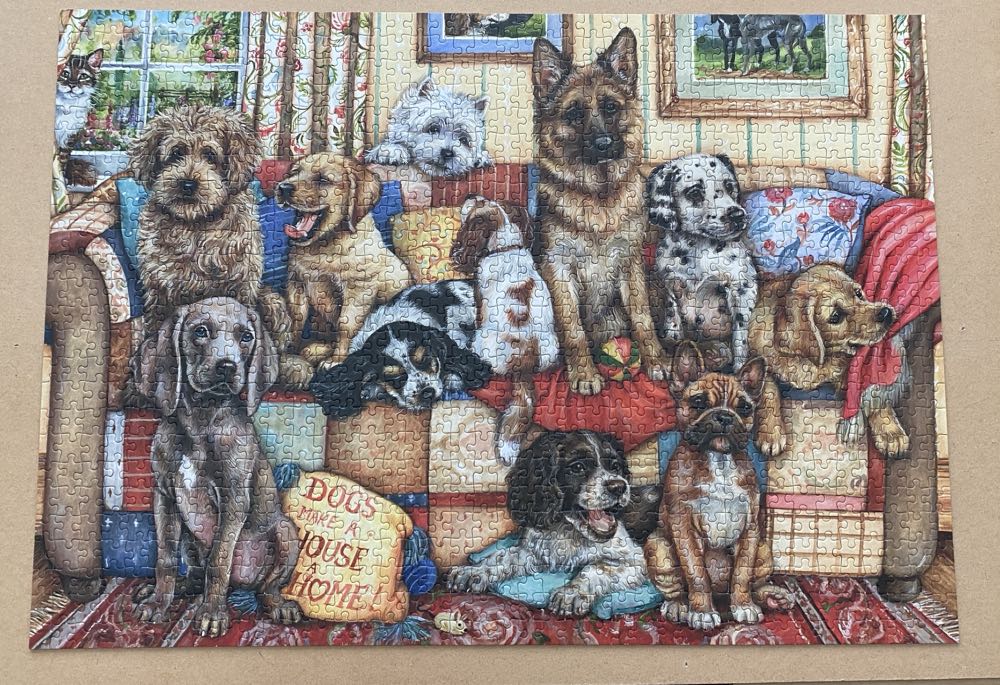 Gathering On The Couch (NIB) From Nannie - Falcon puzzle collectible [Barcode 8710126112939] - Main Image 2