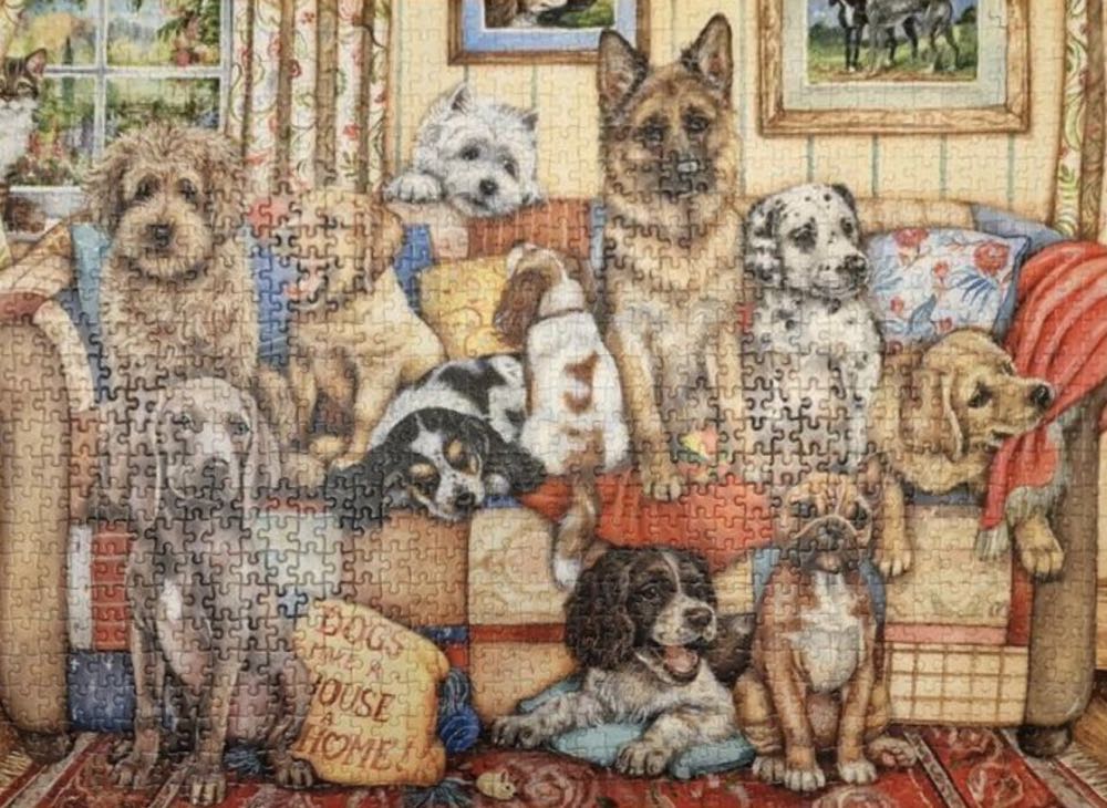 Gathering On The Couch (NIB) From Nannie - Falcon puzzle collectible [Barcode 8710126112939] - Main Image 3