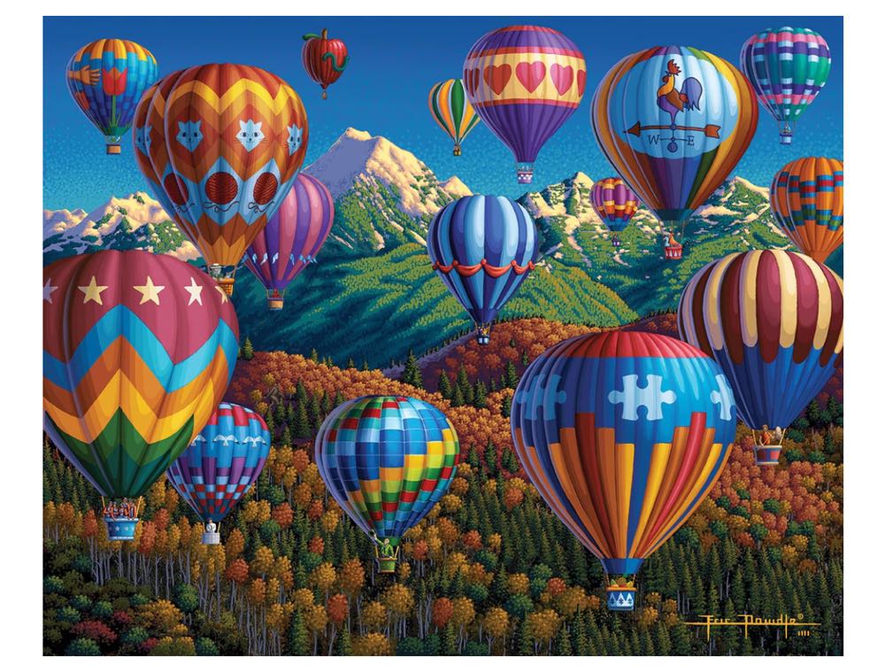 Up, Up and Away - Dowdle puzzle collectible [Barcode 671095205092] - Main Image 2