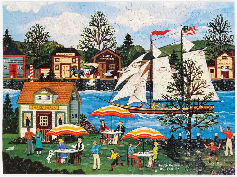 Regatta On The Potomac ❤️ -  Ceaco puzzle collectible [Barcode 021081022040] - Main Image 2