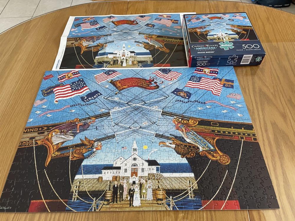 Dockside Marriage - Buffalo Games puzzle collectible [Barcode 079346037506] - Main Image 2