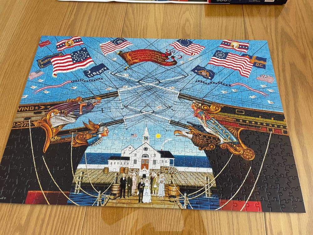 Dockside Marriage - Buffalo Games puzzle collectible [Barcode 079346037506] - Main Image 3