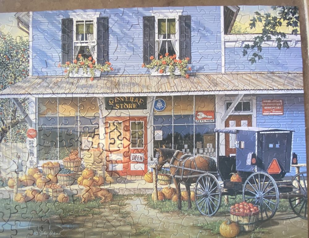 New Jigsaw Puzzle 300 Large Pieces Bits And Pieces Market Day 18” X 24” Sealed - Bits And Pieces puzzle collectible [Barcode 192949036346] - Main Image 3