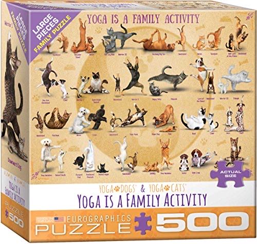 Yoga Is A Family Activity - EuroGraphics puzzle collectible [Barcode 628136553544] - Main Image 1
