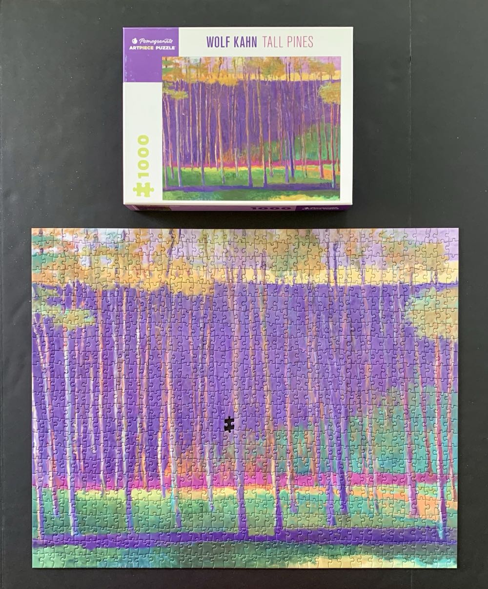 Tall Pines - Pomegranate puzzle collectible [Barcode 9780764984563] - Main Image 2