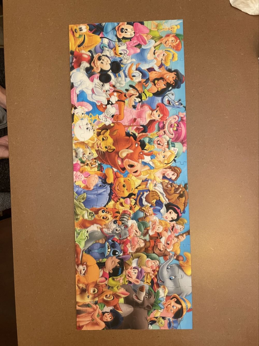 Friends Disney Panorama Of Friends 150 Pc Panoramic 24” X 9” Complete - Disney puzzle collectible [Barcode 047754170573] - Main Image 3