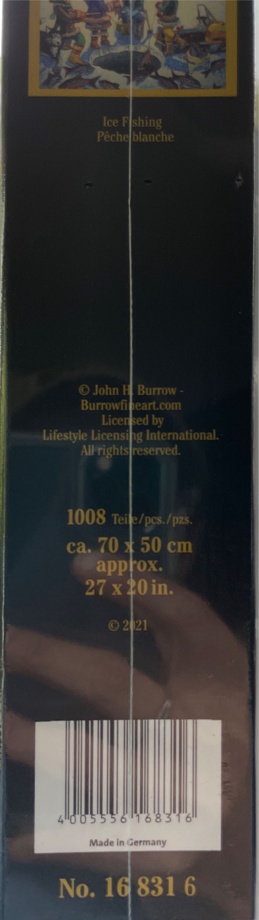 Ice Fishing - Ravensburger puzzle collectible [Barcode 4005556168316] - Main Image 2