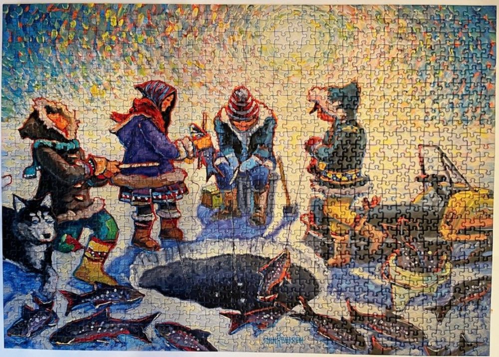 Ice Fishing - Ravensburger puzzle collectible [Barcode 4005556168316] - Main Image 4