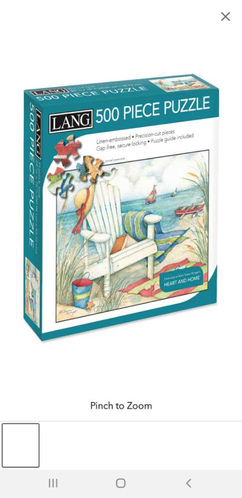 Just Beachy - Lang puzzle collectible [Barcode 9780741263377] - Main Image 2