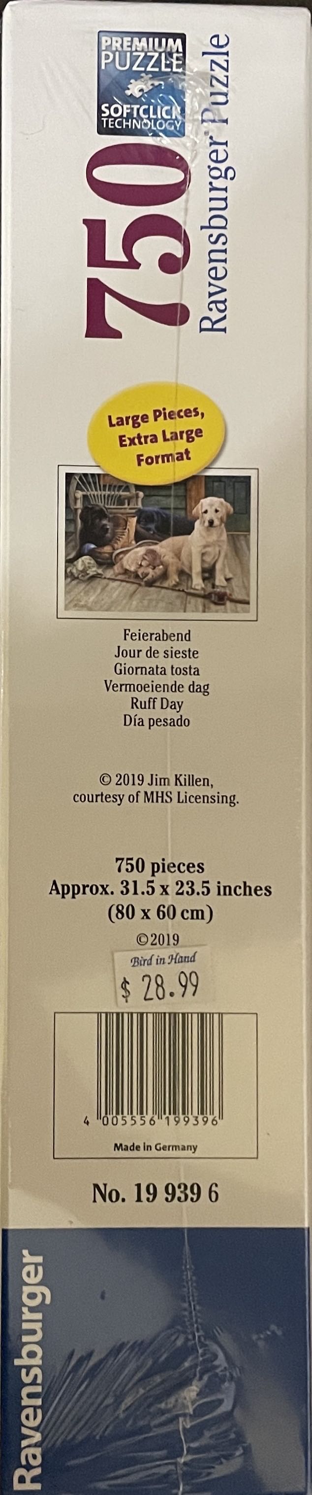 Ruff Day - Large pieces - Ravensburger puzzle collectible [Barcode 4005556199396] - Main Image 2