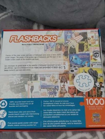 Flashbacks - Movie Posters - Master Pieces puzzle collectible [Barcode 705988721380] - Main Image 2