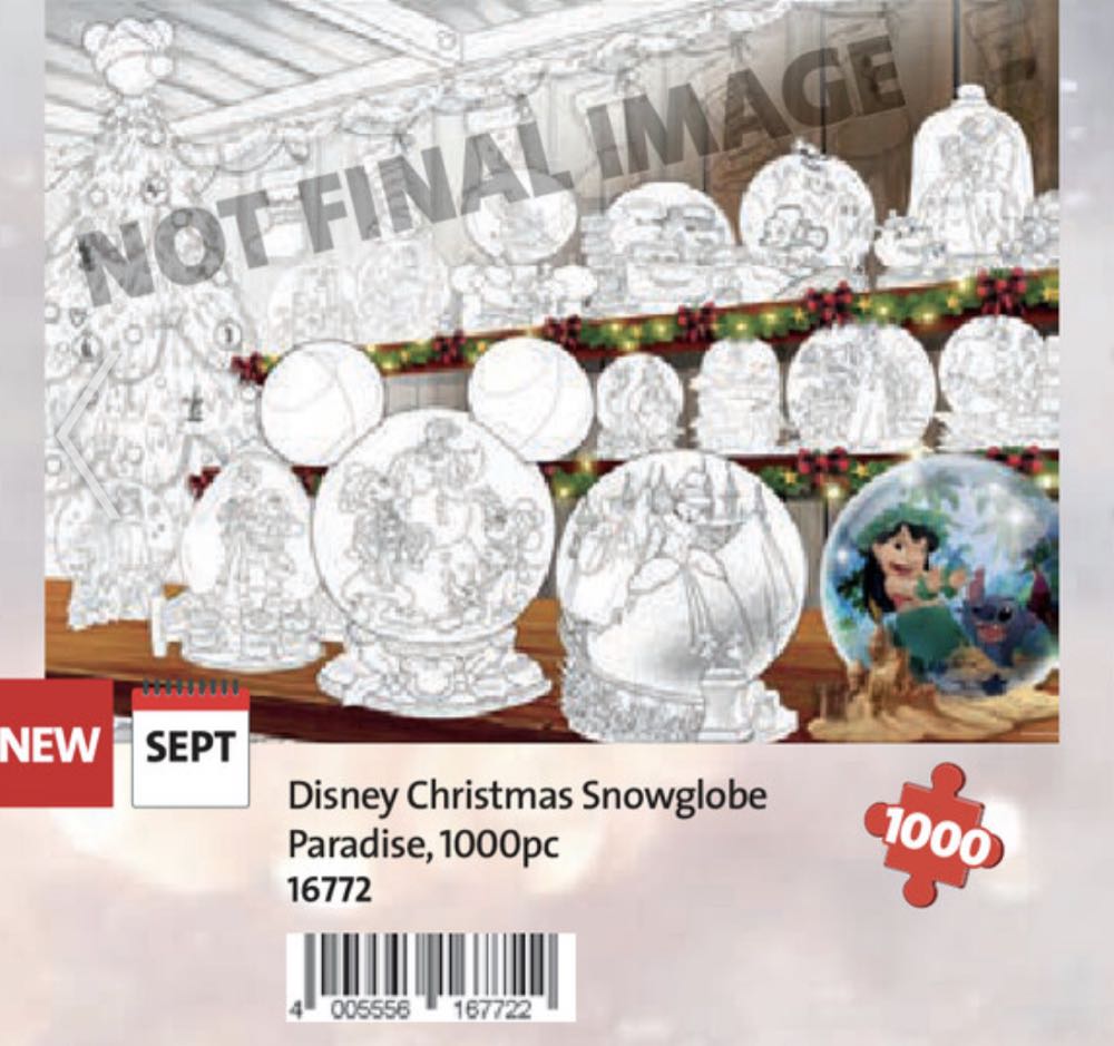 Disney Snow Globes - Ravensburger puzzle collectible - Main Image 2