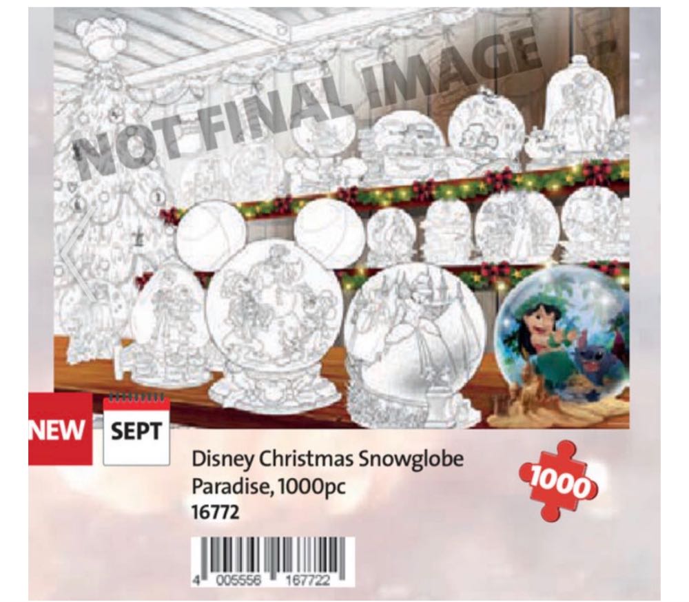 Disney Snow Globes - Ravensburger puzzle collectible - Main Image 3