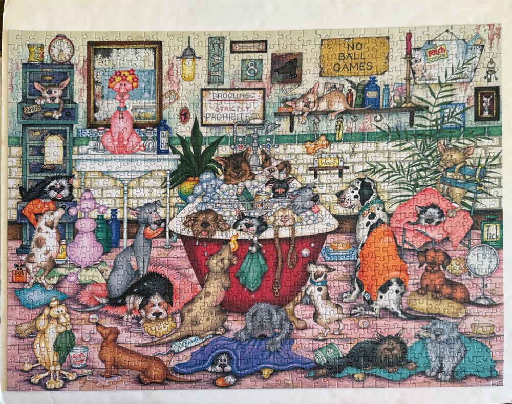 Bert’s Bath Night - Gibsons puzzle collectible [Barcode 5012269063165] - Main Image 2