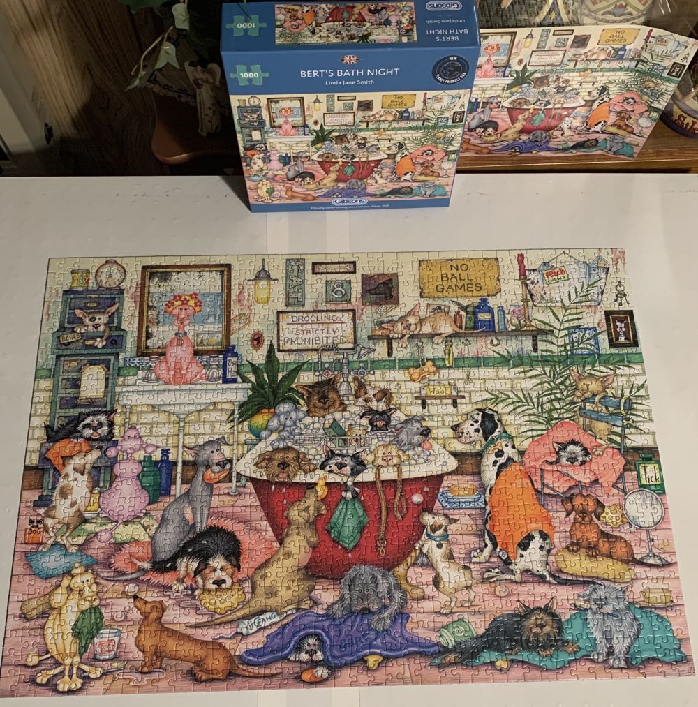 Bert’s Bath Night - Gibsons puzzle collectible [Barcode 5012269063165] - Main Image 3