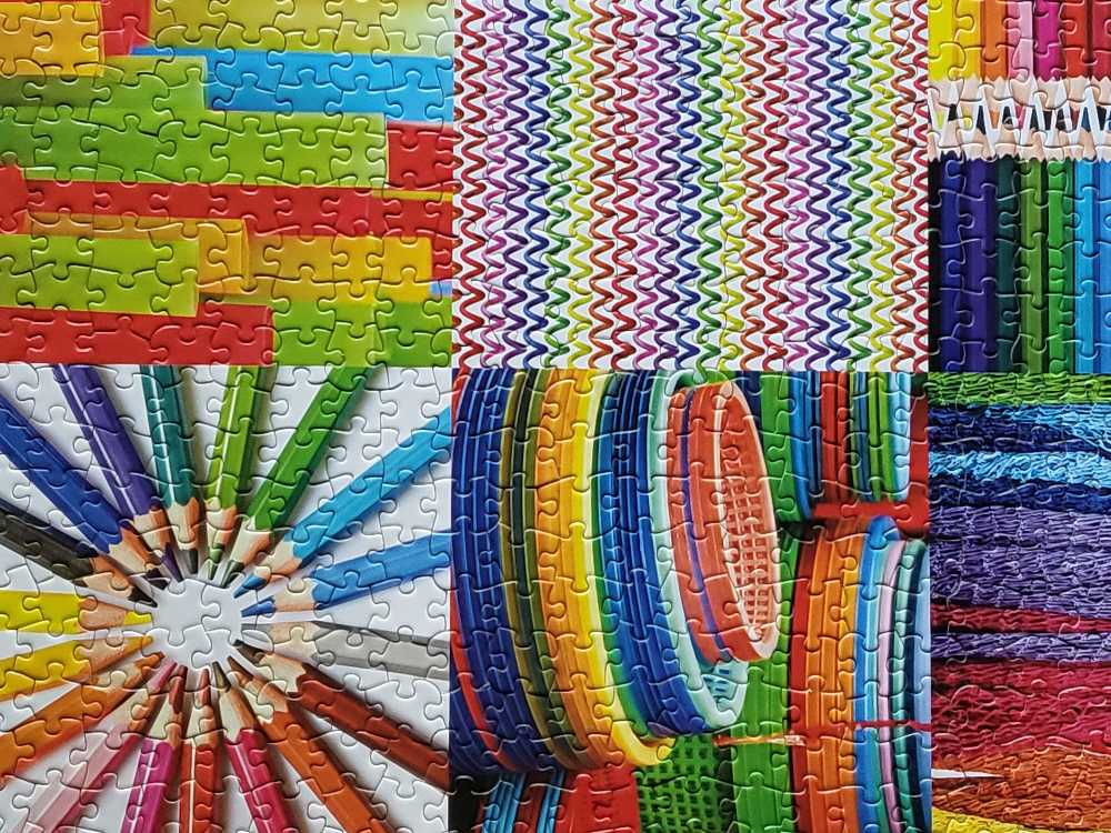 Colorful Collage - Colorcraft puzzle collectible - Main Image 3