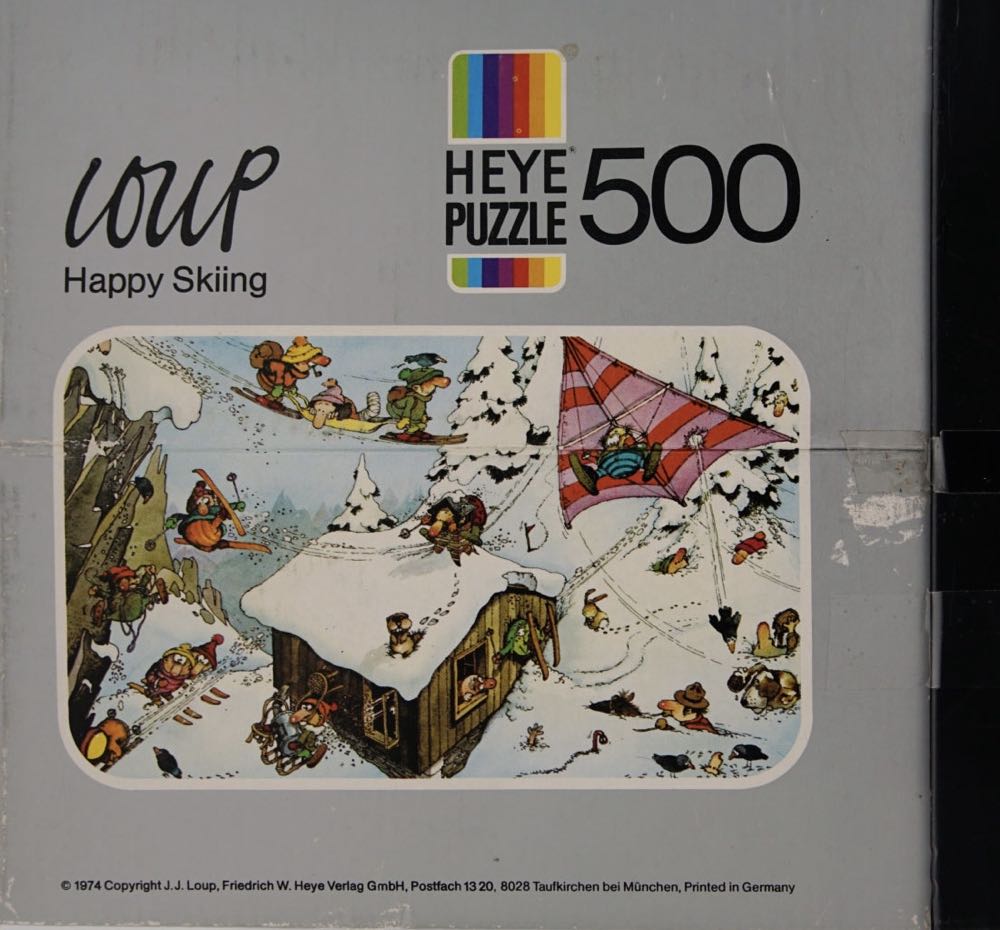 Happy Skiing - HEYE puzzle collectible [Barcode 4001689083168] - Main Image 2
