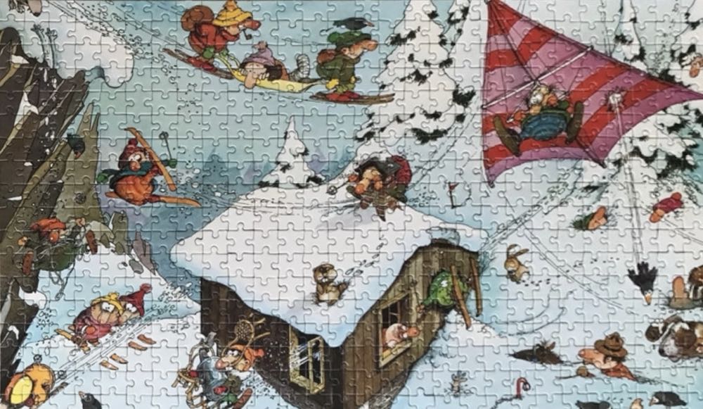 Happy Skiing - HEYE puzzle collectible [Barcode 4001689083168] - Main Image 3